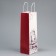 Gift package for a bottle, packaging, “gift for you”, white craft, 13 x 36 x 10 cm