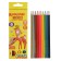 Pencils 10 colors, wooden trihedral