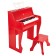 Musical toy "Piano" with a stool, red