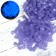 Decorative baby for the aquarium, luminous, 9 - 13 mm, 500 g, purple