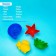 Set for playing sand, 8 molds, scoop, watering can, rake, Mix colors