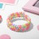 Bracelet-spring children's "chosen" beads, three rows, color