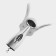 Corkscrew veil, gray color
