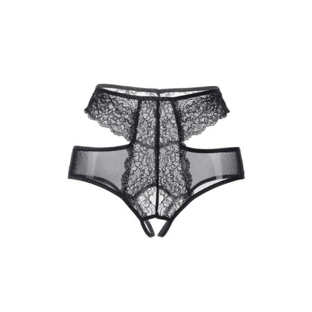 High planting panties Erolata, with openwork cuts, black, size 50-52-7
