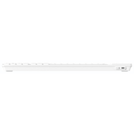 Keyboard A4Tech FSTYLER FBK27C AS White USB wireless BT/Radio Slim Multimedia (FBK27C 106853-8