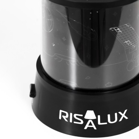 Night-design "Luno Road" LED USB/from batteries black 10.8x10.8x1.5 cm Risalux-7