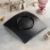 The Black East dish, 25 × 25 × 5 cm, black color