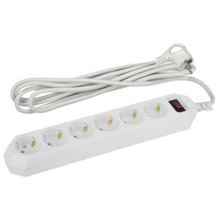USF-6S-3M-W network filter with basic protection with a circuit breaker 6 (6A 10A (