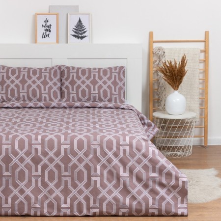 Bed linen 2 joint venture "Roman ornament": Crystick 180x217cm+pillowcase 50x70cm-2pcs, Poplin-2