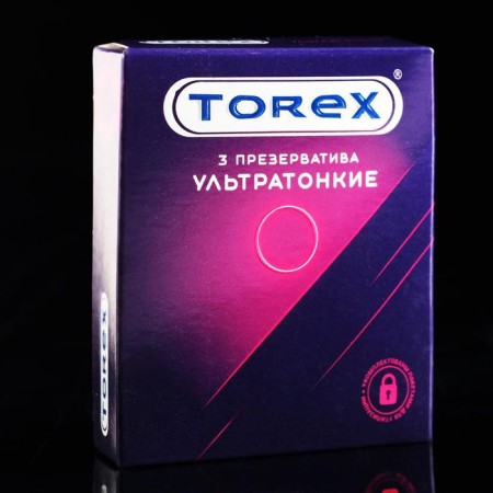 Torex condoms are ultra -thin, 3 pcs.-2