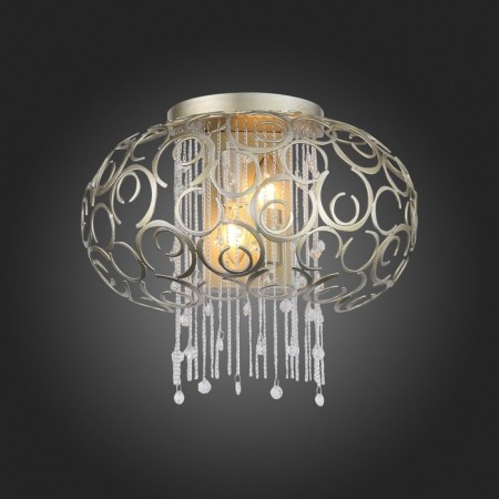 Sconces st. SL1101.201.02. Dolcima. 2x40 watts, E14, 38x32 cm, champagne color-3