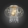 Sconces st. SL1101.201.02. Dolcima. 2x40 watts, E14, 38x32 cm, champagne color
