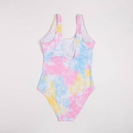 Swimsuit female adhesive minku pink color, size 46-7