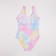 Swimsuit female adhesive minku pink color, size 46