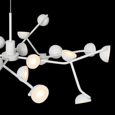 Suspended chandelier Mantra Adn, Led, 3960lm, 3000k, 350 mm, matte white color-3