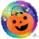 Foil ball 18 "Conflict pumpkin", circle