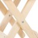Folding stool, 30 × 35 × 40cm, from linden, "Dobroparov"