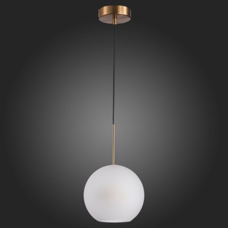 Suspension lamp ST LUCE. SL1133.533.01. Bopone. 1x40 watts, E27, 20x20 cm, brass color-5