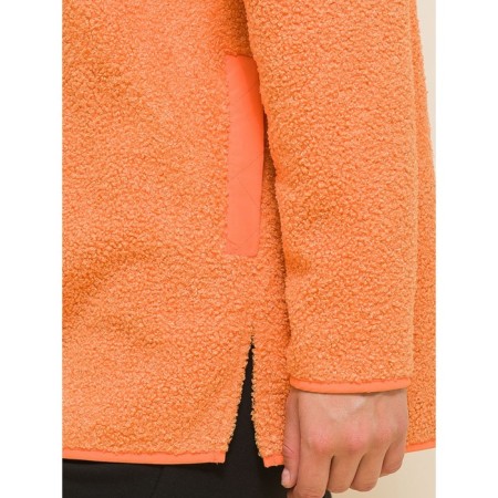 Female hoodies, size 44, orange color-5