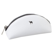 Cosmetic bag with lightning, white color