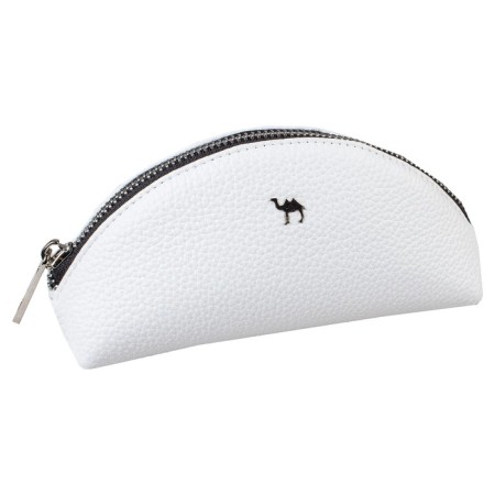 Cosmetic bag with lightning, white color