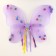 Carnival set "Butterfly" 2 items: skirt, wings, purple color