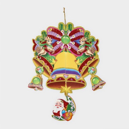 Decorative decoration (suspension) "Bells" 49x33 cm-1