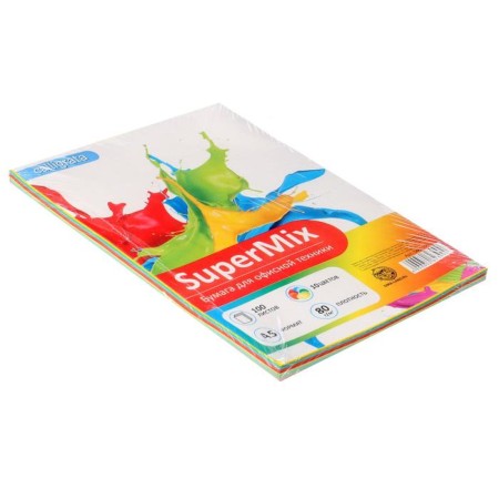 Color paper A5, 100 Calligrata Pastel+intensive, 10 colors, 80 g/m²-1