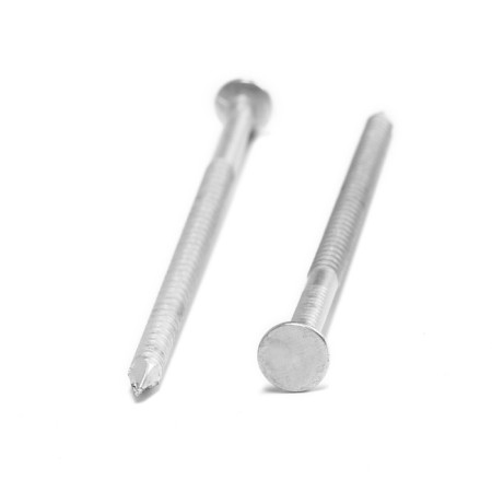 Lom nails, ruffled, galvanized, 3.1x70 mm, 5 kg-2