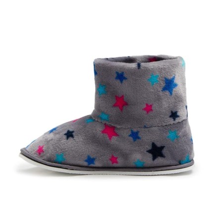 Women's slippers, gray star color, size 36-1
