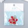 Decor for creativity metal, enamel "Half of the heart" red with gold 1.5x1.4 cm