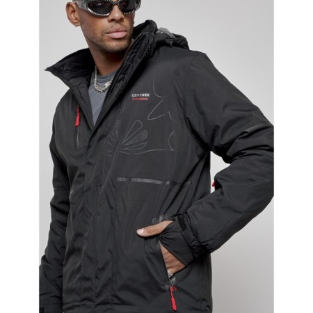 Male winter ski costume, size 56, black color-9