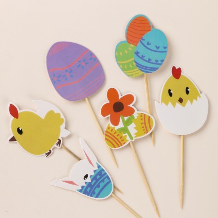 Skewers "Easter", set of 6 pcs.