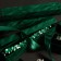 The necklace "Jewelry" geometry, the color is light green in silver, 32 cm