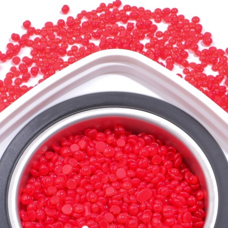 Wax for depilation, film, in granules, 300 gr, red color-6