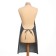 Apron Ethel "Flower Deer", col. blue, 70*68 cm, 100% p/e