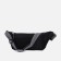 Lightning waist bag, outer pocket, USB connector, black color