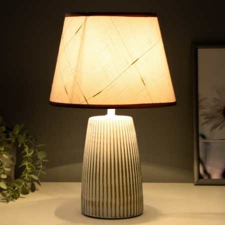Jolani lamp E14 40W white with a golden patina 23x23x36.5 cm Risalux-2