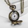 Pocket clock "Butterfly", quartz, 3.5 x 2.6 cm