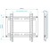 Kromax Ideal-5 TV bracket 15 "-47" Max.35kg wall-mounted fixed