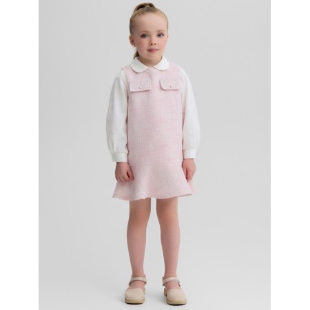 Сарафан для девочки, MINAKU :Party Dress, цвет розовый, рост 110 см-4