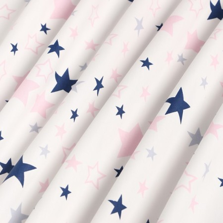Printed "stars" Sh.160 cm, satin, 100% cotton-5