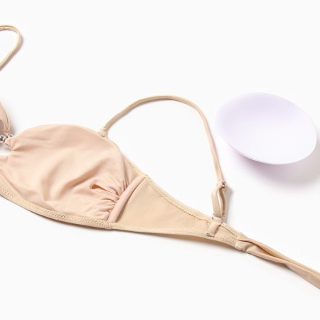 Separate female Minaku swimsuit. Milk color, size 46-6