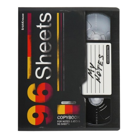 Notebook 96 sheets in the Erichkrause VHS cage, matte, lamination, 5V, mix-3