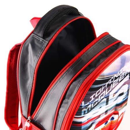 School backpack, 39 cm x 30 cm x 14 cm "lightning", cars-2
