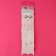 Straps silicone, fittings metal, 1 mm, 40 cm, steam, color transparent