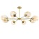 Murano chandelier 8he27 60W gold 90x90x35cm Bayerlux