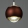 Bayerlux lamp "Lona" 1xLED 12W Burgundy 9.5x9.5x8-200 cm