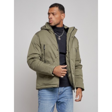 Sports male winter, size 58, khaki color-5