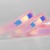 The tape is decorative, with holography, 25 mm × 9.1 ± 0.5 m, pink color